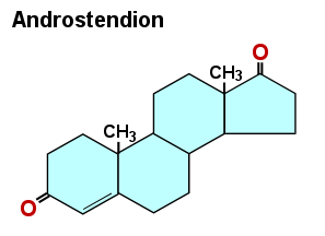 Chemische Formel des Androstendions