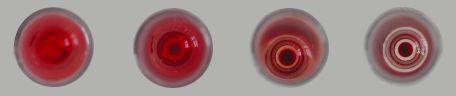 Betrachtet man die Röhrchen von oben, sieht man, ob noch Blutkörperchen da sind. Diese bilden nämlich am Boden einen Knopf.